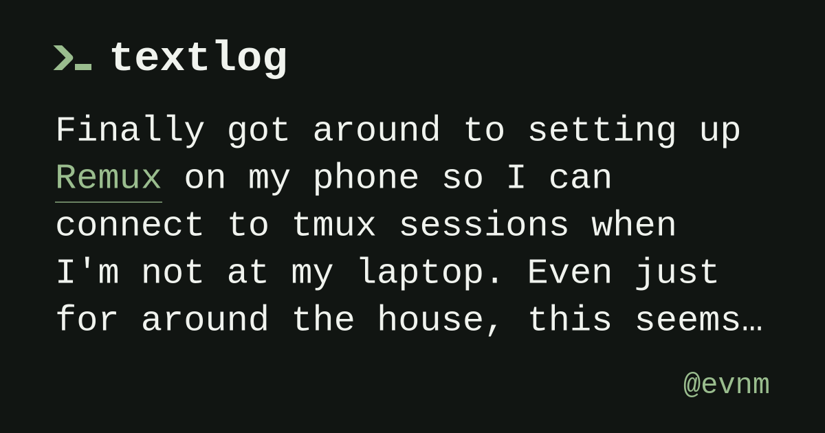 @evnm wrote on textlog
